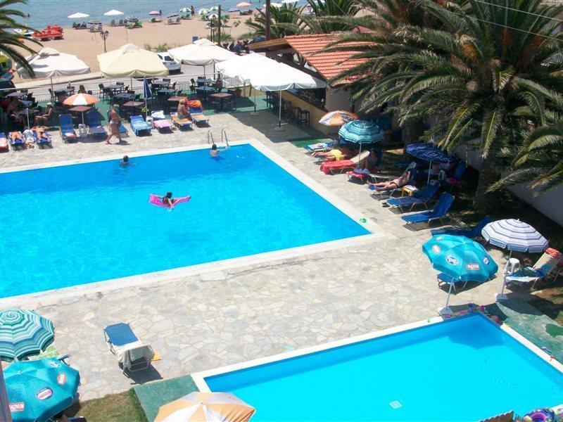 Alkyon Beach Hotel Agios Georgios Pagon Bagian luar foto